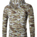  Leisure Hooded collar Letters Printed Camo Cotton Blends Hoodies