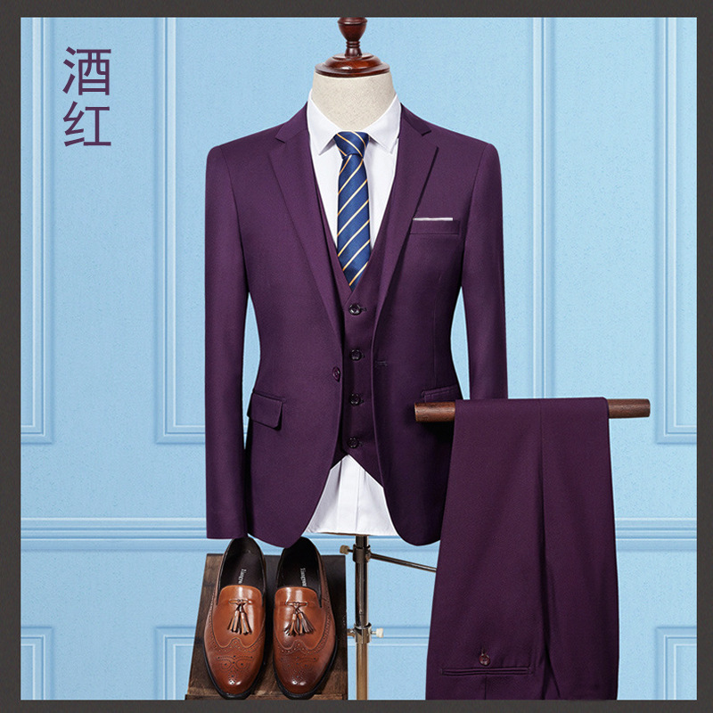 Men's casual suit a three-piece suit #95014