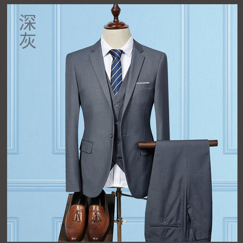 Men's casual suit a three-piece suit #95014