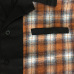 New ins plaid lapel loose short-sleeve joker shirt 100% cotton British plaid hot style shirt #94953