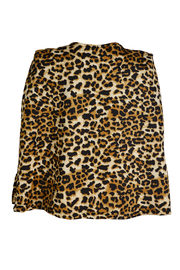  Stylish Leopard Print Polyester Blazer