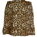  Stylish Leopard Print Polyester Blazer