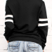  Leisure Round Neck Zipper Design Black Cotton Coat