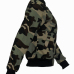  Trendy Round Neck Camouflage Printed Polyester Jacket