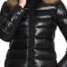  Stylish Hooded Collar Fur Design Black Cotton Parkas