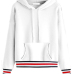  Cotton Long Sleeve Regular Pullovers Sweats&Hoodies