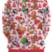  Euramerican Hooded Collar Christmas Printed Polyester Hoodies(Non Positioning Printing)