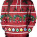  Euramerican Hooded Collar Christmas Printed Polyester Hoodies