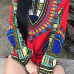  Fashionable Hooded Collar Totem Printed Red Polyester Hoodies