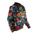 Leisure Round Neck Floral Printed Polyester Pullovers