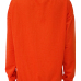 Leisure Round Neck Long Sleeves Letters Printing Orange Cotton Pullover