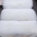  Euramerican V Neck Fur Design White Waistcoats