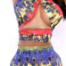 Euramerican High Waist Bandage Nylon Two-piece Swimwear