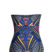 Sexy Halter Neck Printed Ployester One-piece Swimwear