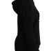  Euramerican Hooded Collar Long Sleeves Black Cotton Shirts