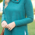  Trendy Long Sleeves Side Split Green Cotton Shirts