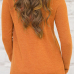  Trendy Long Sleeves Side Split Orange Cotton Shirts