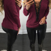 Sexy Deep V Neck Hollow-out Wine Red Knitting Sweaters