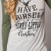  Christmas Print Long Sleeves T-shirt