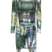 Euramerican Printed Green Milk Fiber Three-piece Shorts Set